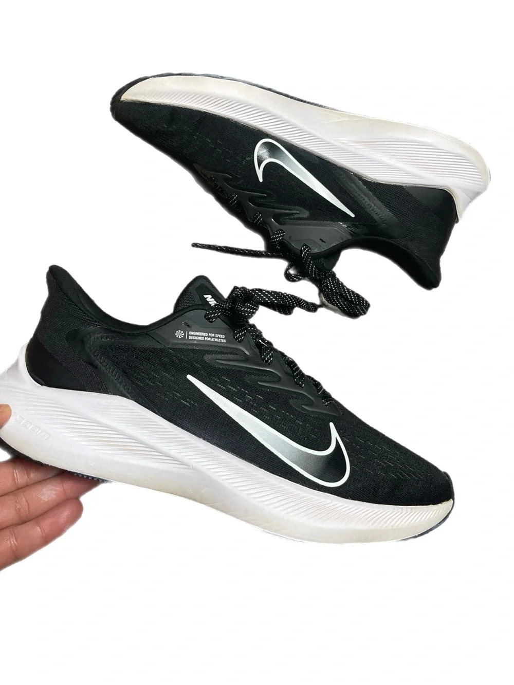 Women’s NIKE Zoom Winflo Black Active Sneakers